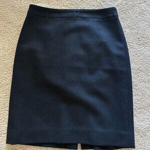 J Crew Black Pencil Skirt